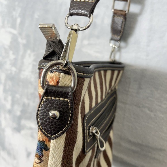 Montana West Horse Print Brown Crossbody Bag Purse Equestrian Western Rodeo - Picture 8 of 13